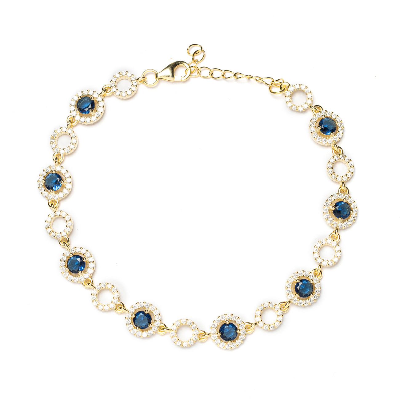Bracciale donna con cerchi